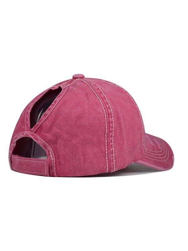Gorra de béisbol con estrella de lentejuelas y lavado desgastado-1